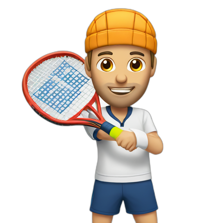 padel tennis player | AI Emoji Generator