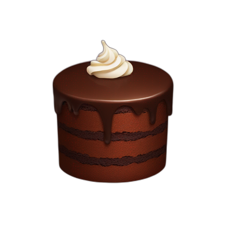 slice of chocolate cake | AI Emoji Generator