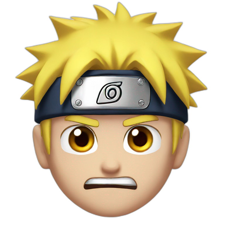 Angry Naruto | AI Emoji Generator