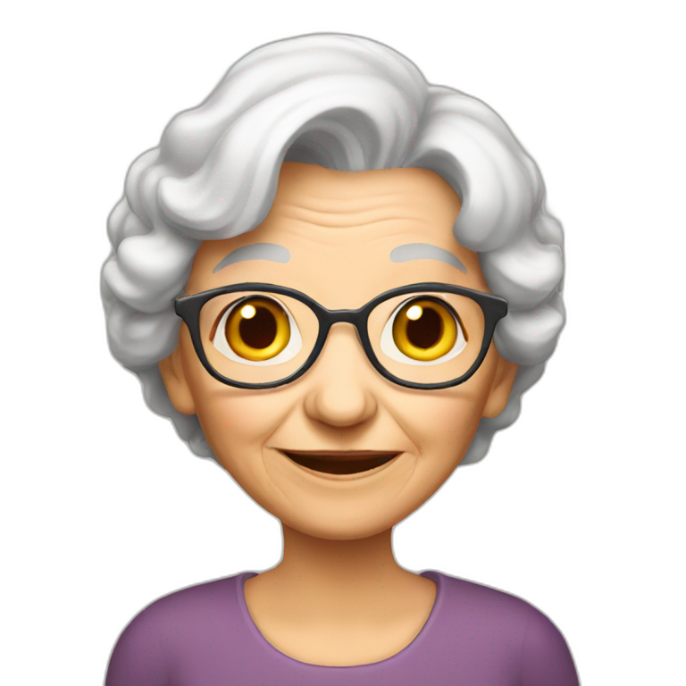 old Japanese lady | AI Emoji Generator