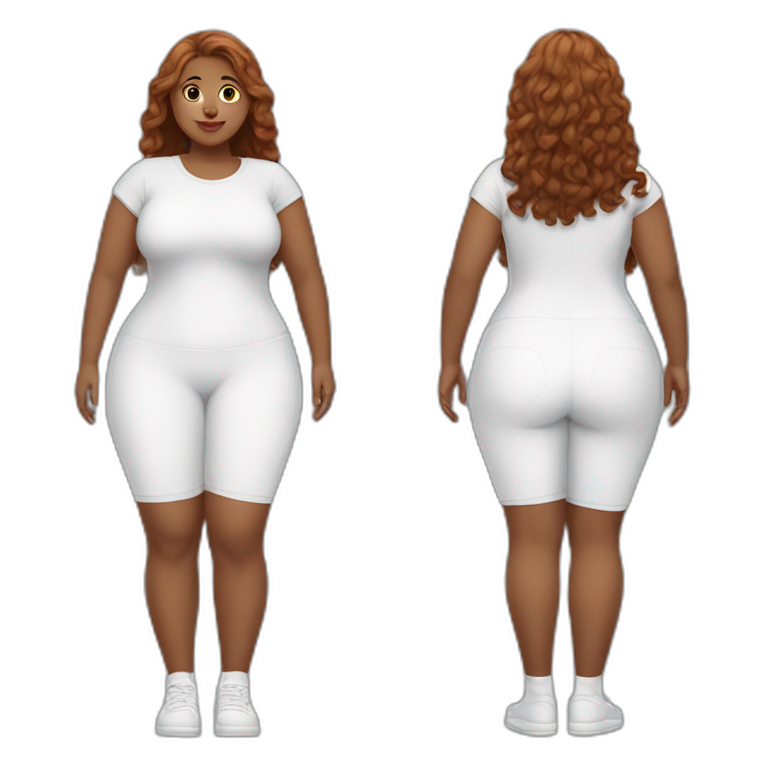 Full Body Curvy Caucasian Beauty Long White Socks Short Wide Windy Skirt Bikini Both Sides Ai 0799