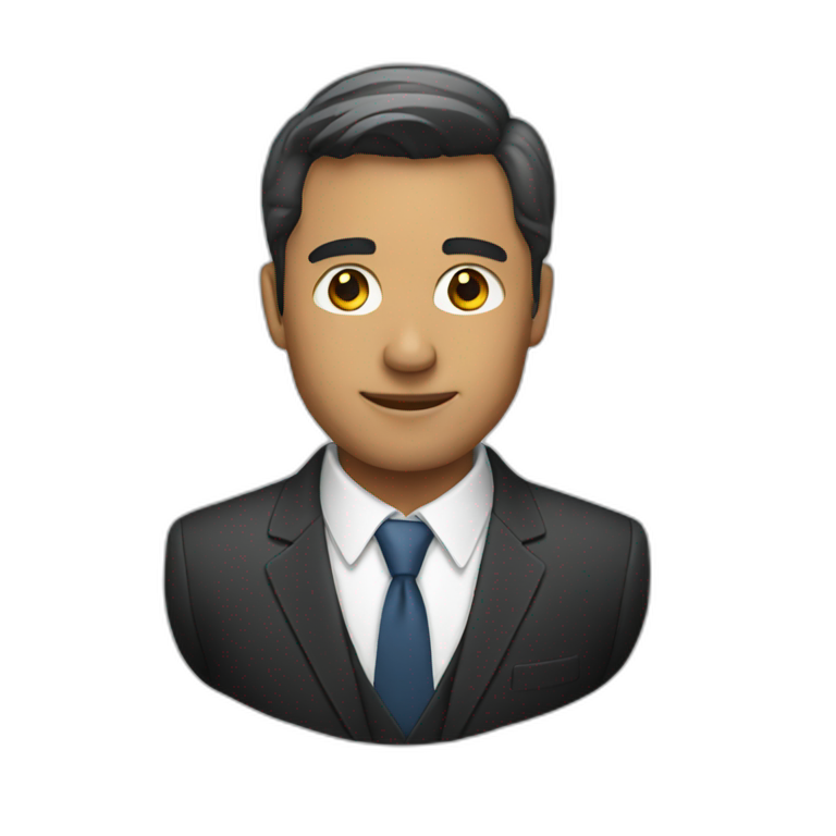 man in suit | AI Emoji Generator