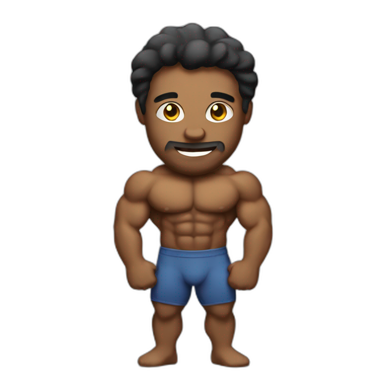 body builder | AI Emoji Generator