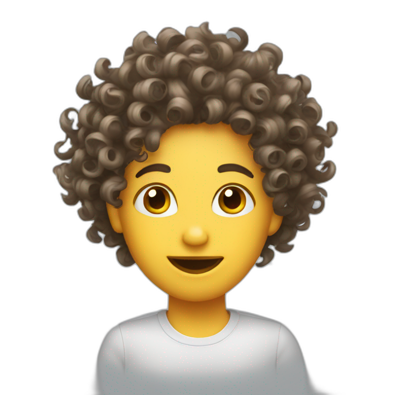 Crazy hair | AI Emoji Generator