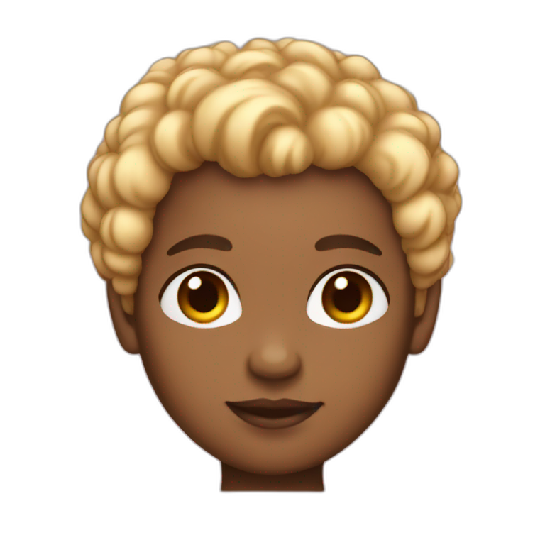 light skin man with a wide short forehead | AI Emoji Generator