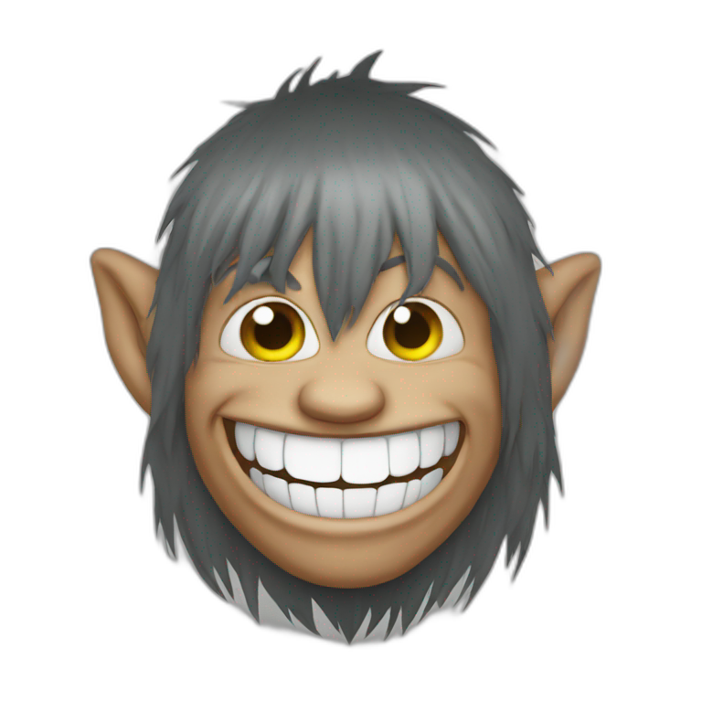 Giant troll face from roblox