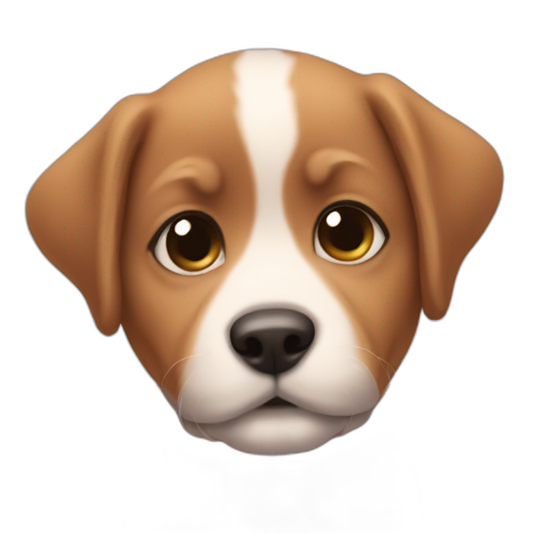 a puppy holding a baby panda | AI Emoji Generator