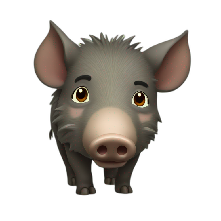 wild boar | AI Emoji Generator