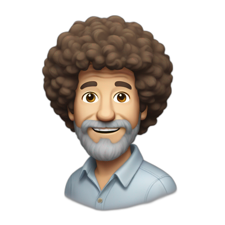 bob ross | AI Emoji Generator