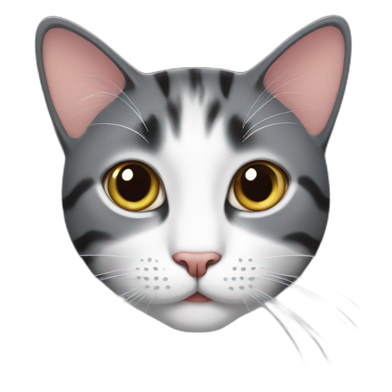 Two black cat | AI Emoji Generator