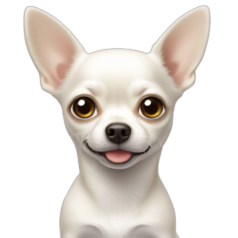 Chihuahua black and white | AI Emoji Generator