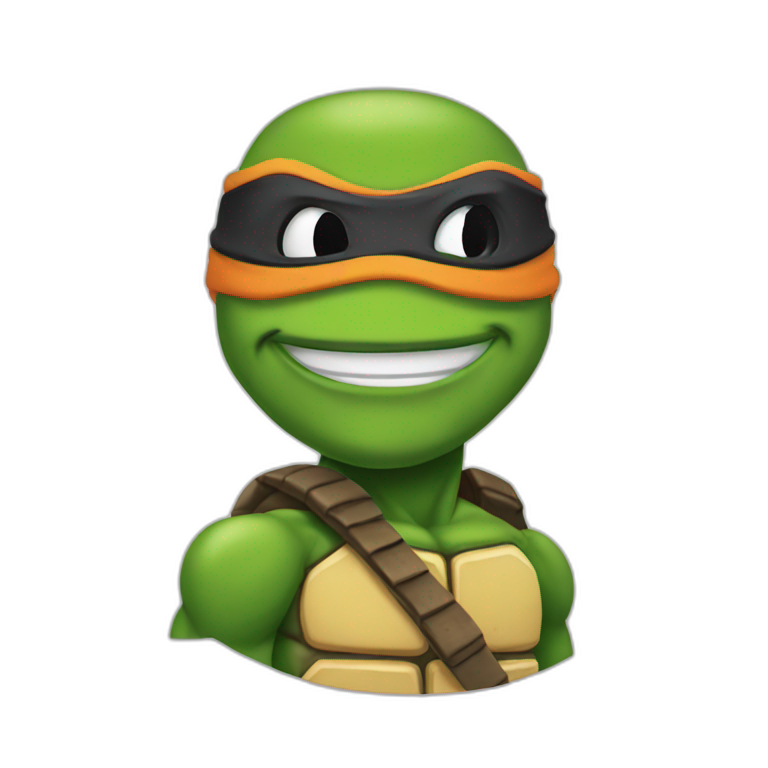 female ninja turtle | AI Emoji Generator