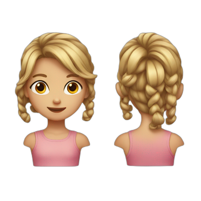 little tahitian girl | AI Emoji Generator