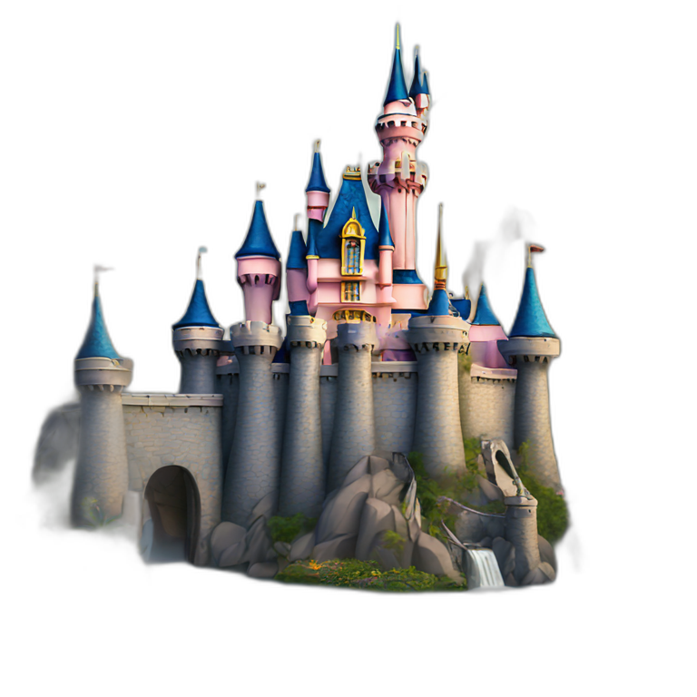 sleeping beauty Castle at Disneyland | AI Emoji Generator