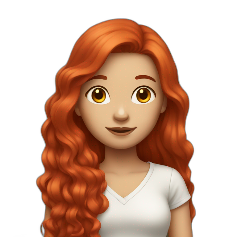 rat with long red hair | AI Emoji Generator