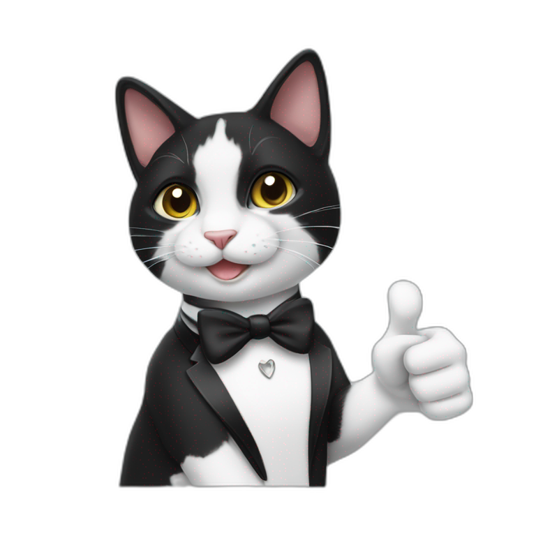 Cat Thumbs Up Ai Emoji Generator