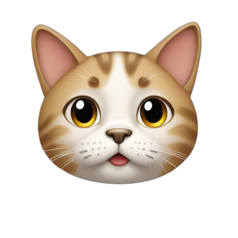 cat showing its claw | AI Emoji Generator