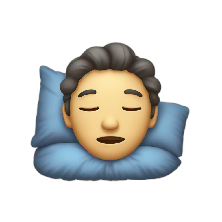 dreadhead-sleep-with-zzz | AI Emoji Generator