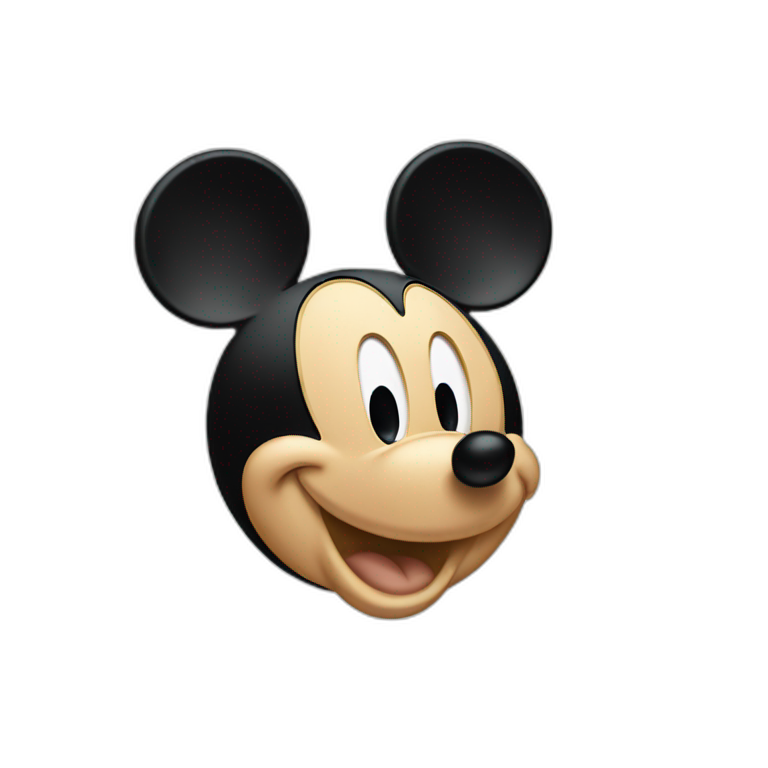 Mickey Mouse with Movie Ears | AI Emoji Generator