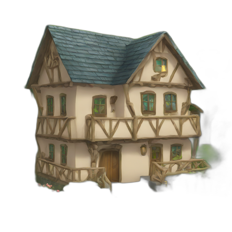 2 houses | AI Emoji Generator