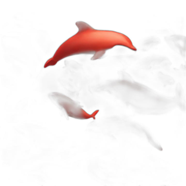 red dolphins | AI Emoji Generator