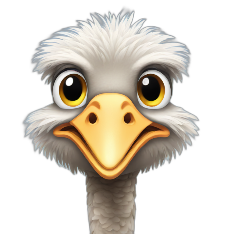 Ostrich | AI Emoji Generator