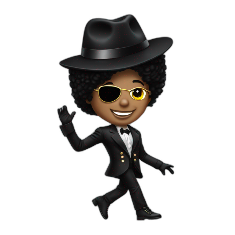 Michael jackson Moonwalk | AI Emoji Generator