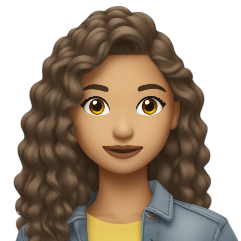 Zendaya as a queen | AI Emoji Generator