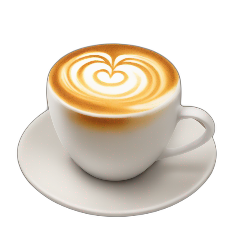 latte art with penguin | AI Emoji Generator