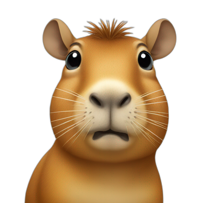 capivara working hard | AI Emoji Generator