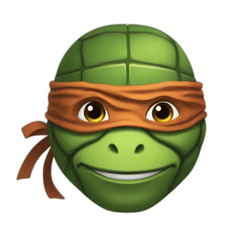 female ninja turtle | AI Emoji Generator