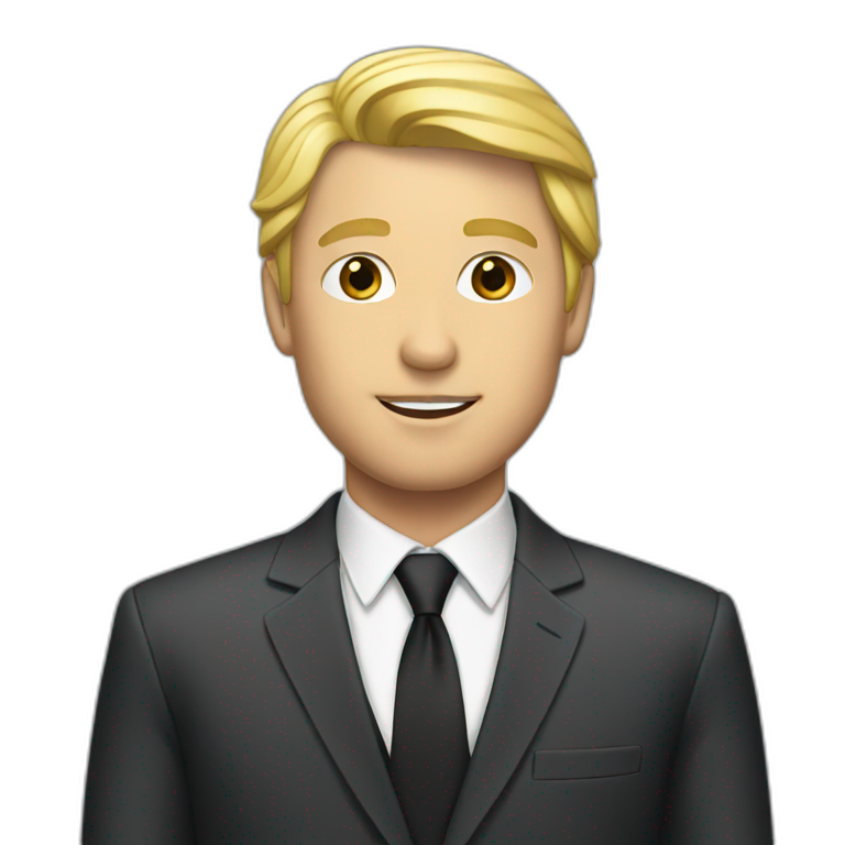 man in suit | AI Emoji Generator