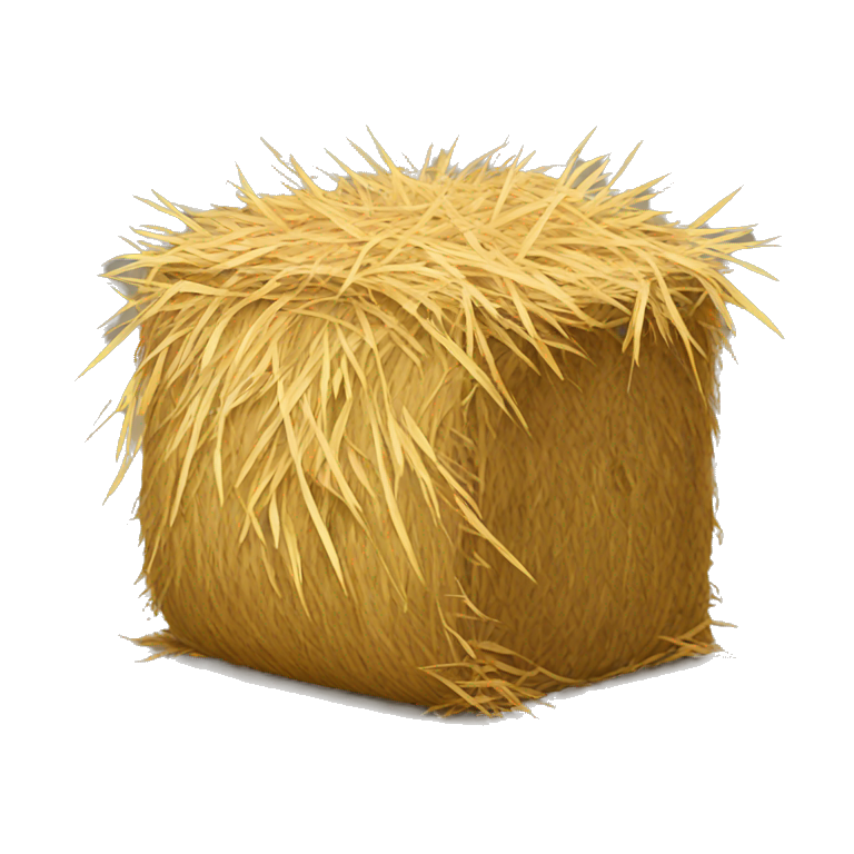 Guineapig with a strand of hay in his mouth | AI Emoji Generator