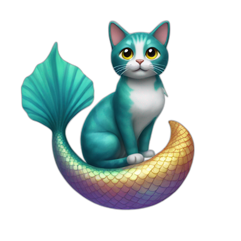 Siren tail  AI Emoji Generator