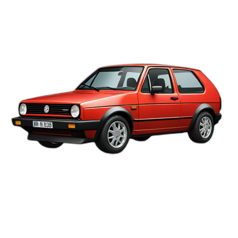 vw golf 6 cabriolet white | AI Emoji Generator