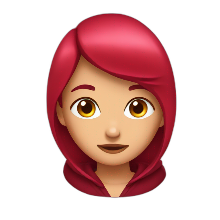 Ruby Rose from RWBY | AI Emoji Generator