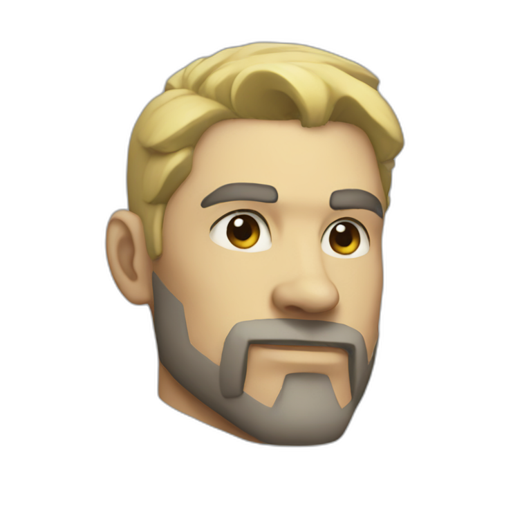 roblox man face  AI Emoji Generator