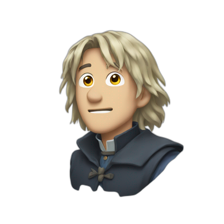 calcifer from howl's moving castle eat scrambled eggs | AI Emoji Generator