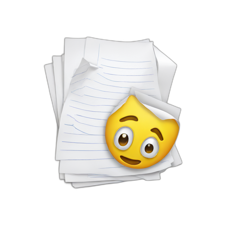 women with blonde hair filling paperwork | AI Emoji Generator