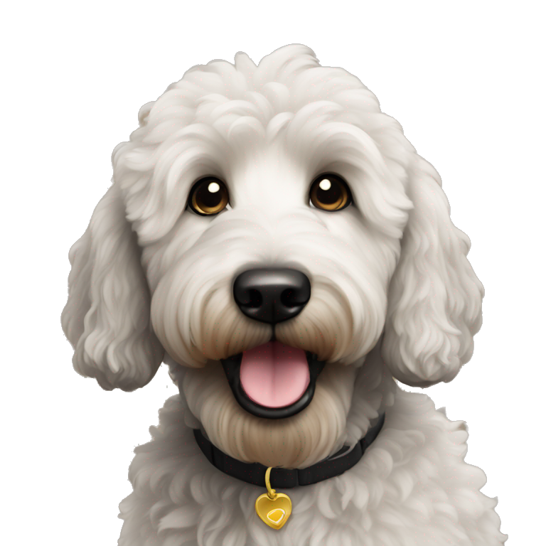 Goldendoodle car | AI Emoji Generator