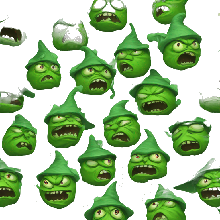 angry green witch from Dungeons & Dragons super realistic | AI Emoji ...