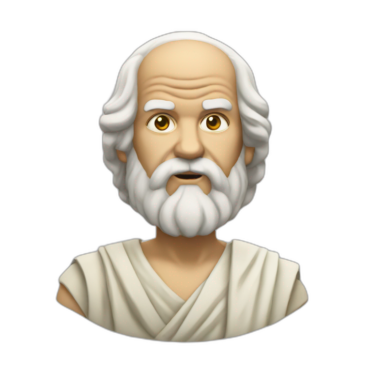 Exasperated Socrates | AI Emoji Generator