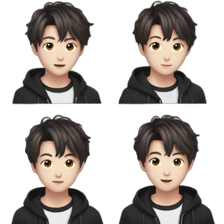 bts jungkook | AI Emoji Generator