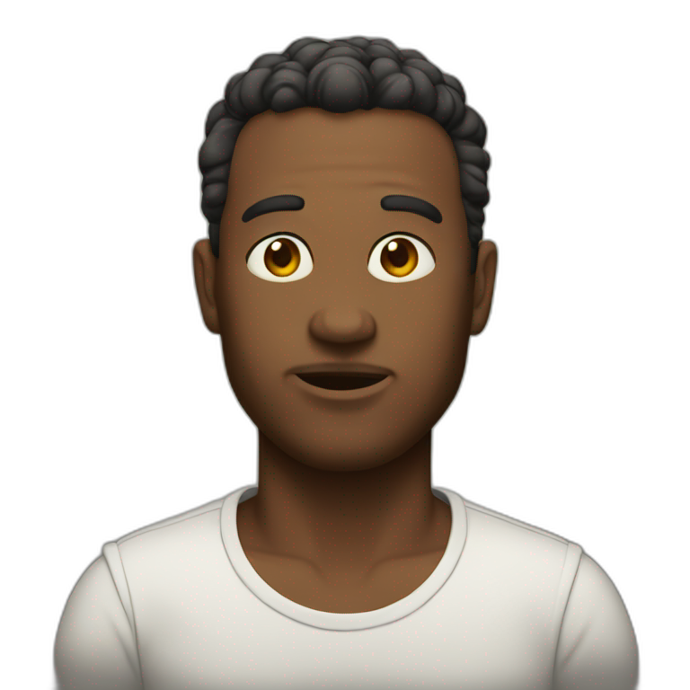 Amongus character doing the griddy | AI Emoji Generator