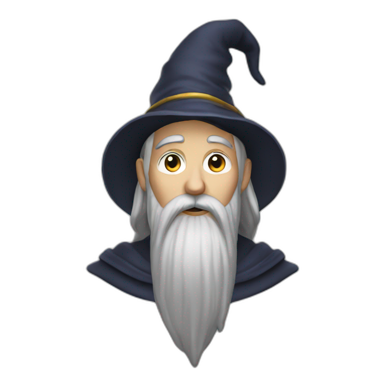 Wizard Skull Halloween | AI Emoji Generator