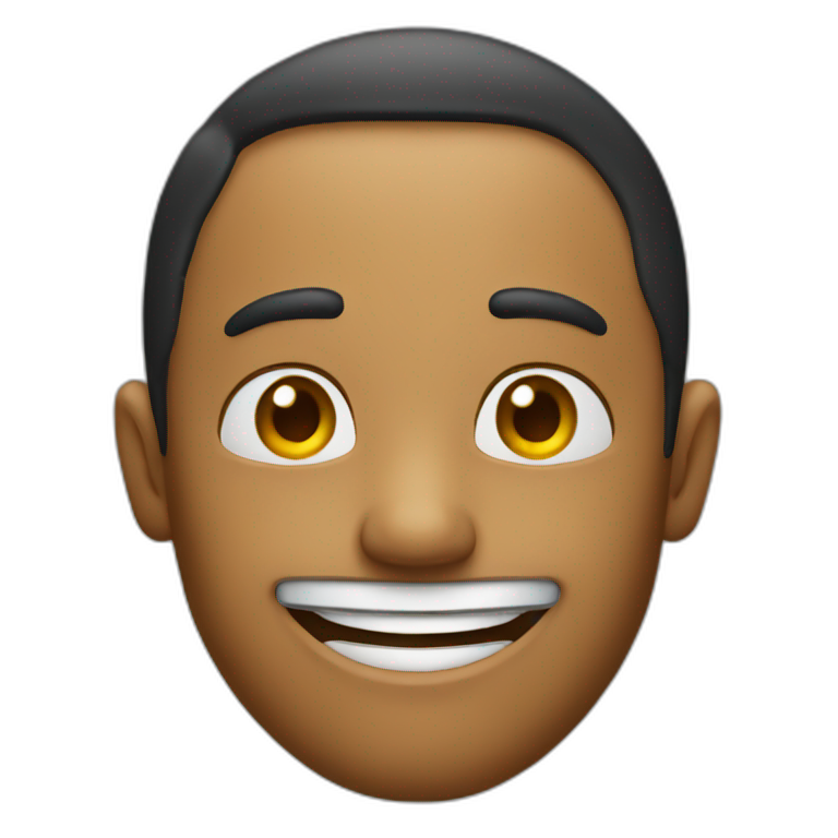 The Rock rising one eyebrow | AI Emoji Generator