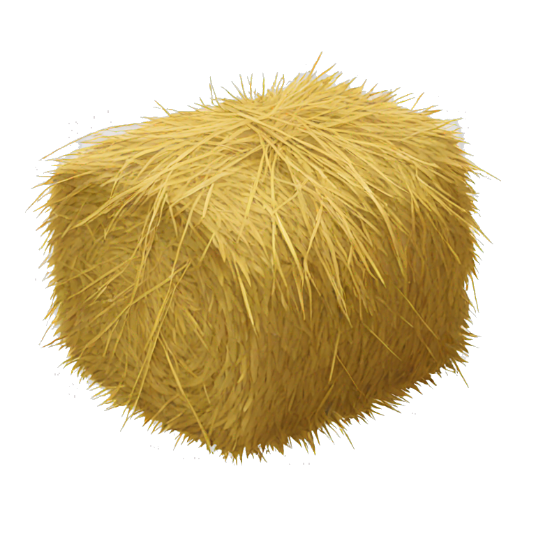 Guineapig with a strand of hay in his mouth | AI Emoji Generator