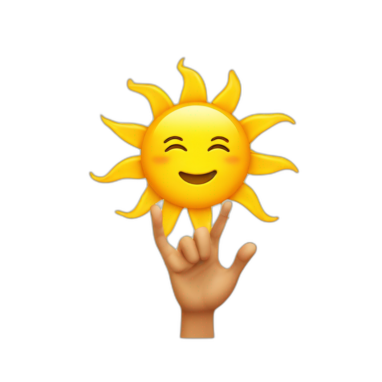 A guy waving hello | AI Emoji Generator