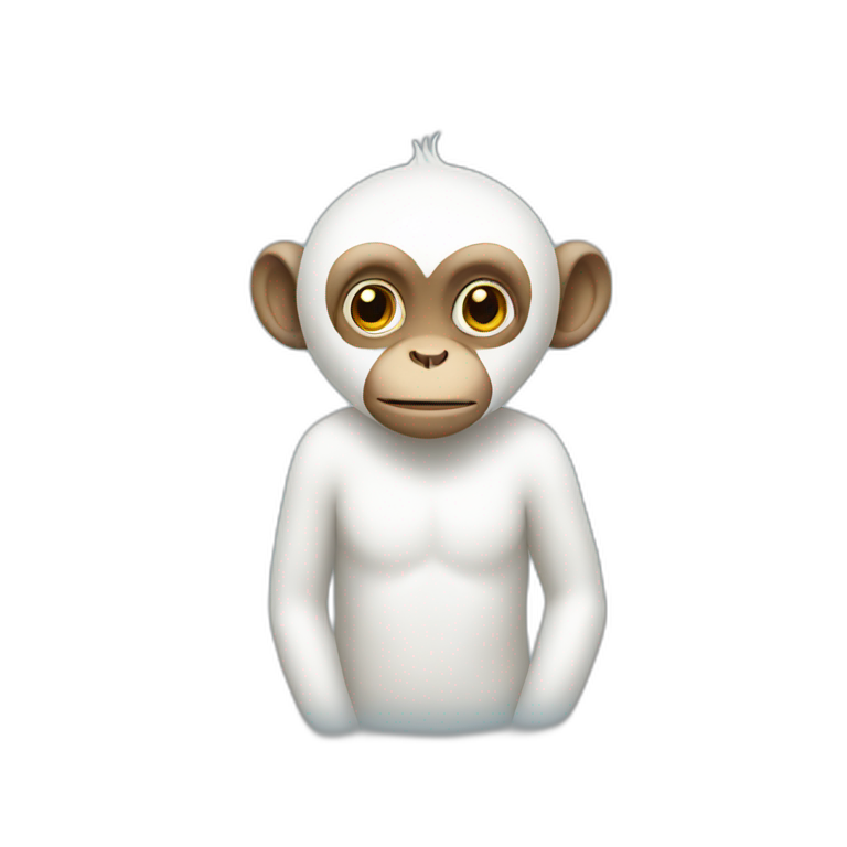 smart monkey full body | AI Emoji Generator