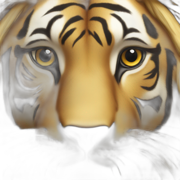 Tiger and Lion live couple | AI Emoji Generator